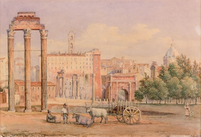 Vue du Forum romain by Jacques-Henri Juillerat - Auction record, sale price, and art valuation. Compare with similar artists and explore comparable artworks.