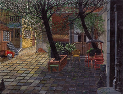 COUR INTÉRIEURE by Gertrude O'Brady - Auction record, sale price, and art valuation. Compare with similar artists and explore comparable artworks.