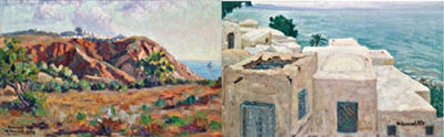 AU RECTO : HAMILCAR, AU VERSO : LES TOITS DE SIDI BOU SAÏD