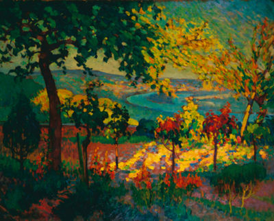 SEINE VUE D'ELBEUF, 1907
