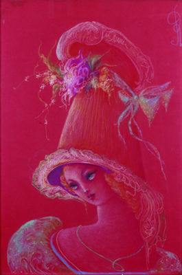 Fée au chapeau fleuris