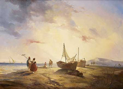 PÊCHEURS ET EMBARCATIONS SUR UNE PLAGE GRECQUE by Antonio Brugada Vila - Auction record, sale price, and art valuation. Compare with similar artists and explore comparable artworks.