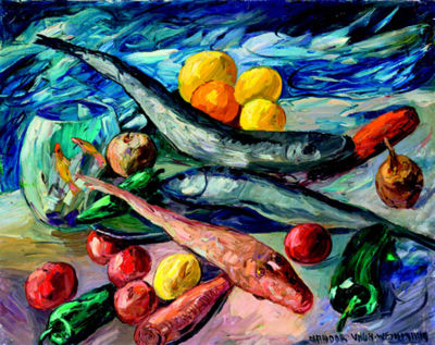 Nature morte aux poissons by Nandor Vagh Weinmann - Auction record, sale price, and art valuation. Compare with similar artists and explore comparable artworks.