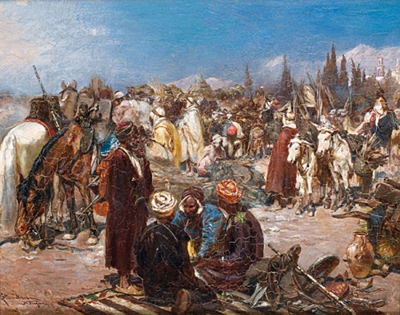 SCÈNE DE MARCHÉ EN ORIENT by Heinrich Maria Staackmann - Auction record, sale price, and art valuation. Compare with similar artists and explore comparable artworks.