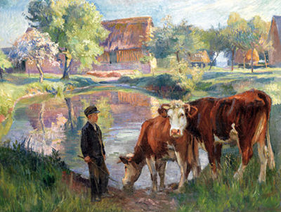Sample artwork by Raymond Le Court (1882 - 1946), known for paintings - View similar artists and auction records