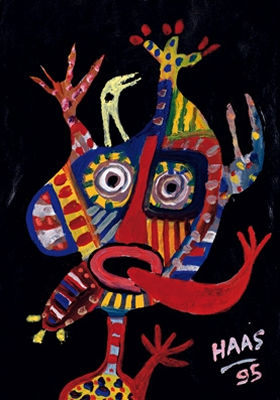 DERMITDERZUNGEGRÜNENDE by Kurt Josef Haas - Auction record, sale price, and art valuation. Compare with similar artists and explore comparable artworks.