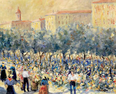 Marché aux fleurs à Nice