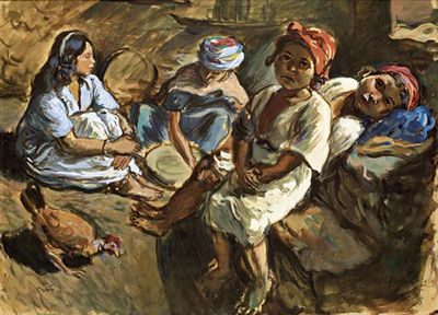 La préparation du couscous
