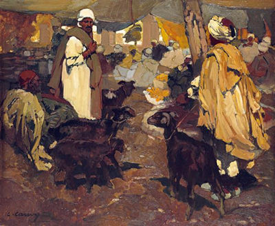 Le marché aux chèvres