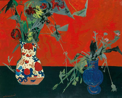 LE VASE CHINOIS, NATURE MORTE AUX HERBES SÈCHES, 1945