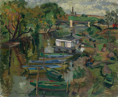 VUE DES BORDS DE SEINE, 1941