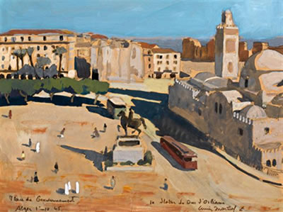 LA PLACE DU GOUVERNEMENT, ALGER by Lucien Raoul Jean Martial - Auction record, sale price, and art valuation. Compare with similar artists and explore comparable artworks.