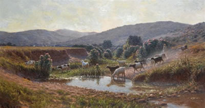 Le mont Eydough et la vallée du ruiseau d'or, environs de Bône