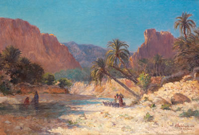 Sample artwork by Eugène Jules Delahogue (1867 - 1934), known for painting - View similar artists and auction records