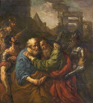 LES ADIEUX DE SAINT PIERRE ET SAINT PAUL by Joachim Von Sandrart - Auction record, sale price, and art valuation. Compare with similar artists and explore comparable artworks.