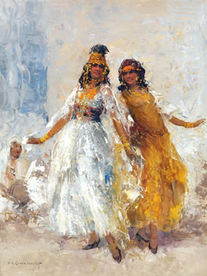 DANSEUSES OULED-NAILS by William Alphonse Lambrecht - Auction record, sale price, and art valuation. Compare with similar artists and explore comparable artworks.