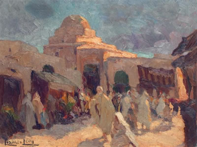 Sample artwork by Lazar Levy (1867 - 1933), known for painting - View similar artists and auction records