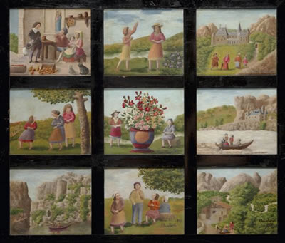 Scènes villageoises en 9 tableaux