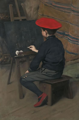 Le jeune artiste, 1909