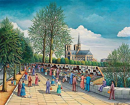Les bouquinistes, 1963 by Emile Blondel - Auction record, sale price, and art valuation. Compare with similar artists and explore comparable artworks.