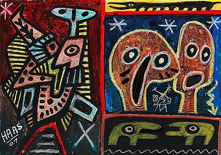 Sample artwork by Kurt Josef Haas (Born 1935), known for painting - View similar artists and auction records