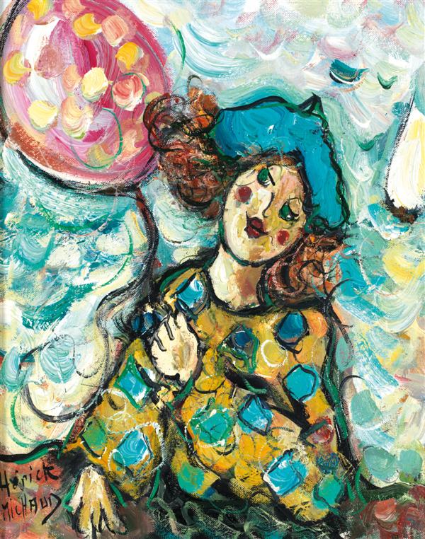 Ballon rose by Herick Michaud - Auction record, sale price, and art valuation. Compare with similar artists and explore comparable artworks.