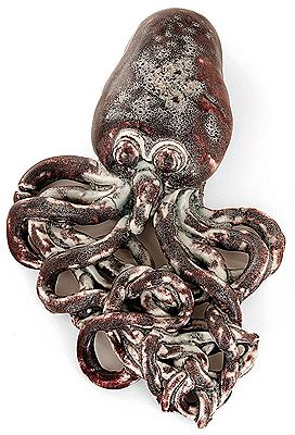 A flamed enamelled porcelain sculpture shaping an octopus by Ernest Chaplet - Auction record, sale price, and art valuation. Compare with similar artists and explore comparable artworks.