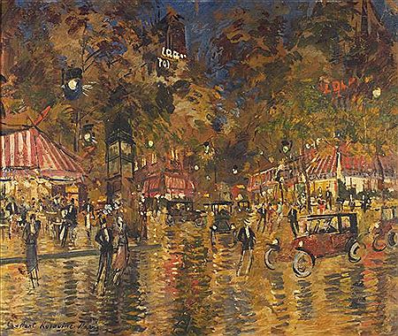 Café de Paris à Saint Germain by Alexei Konstantinovitch Korovine - Auction record, sale price, and art valuation. Compare with similar artists and explore comparable artworks.