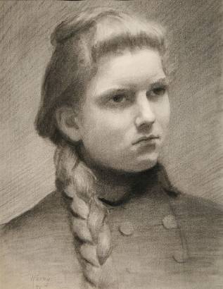 Portrait of a Young Lady by Isabelle Ferry - Auction record, sale price, and art valuation. Compare with similar artists and explore comparable artworks.