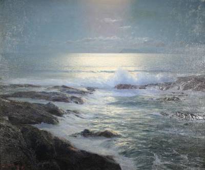 Moonlit Surf
