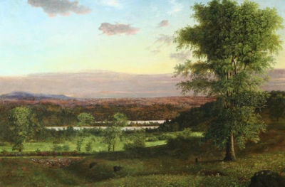 Luminous Sunset Over the Valley