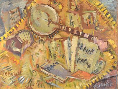 "Still Life with Banjo"