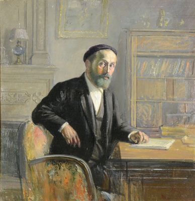 Portrait of Émile-Victor-Augustin Delobre: Self Portrait of the Artist