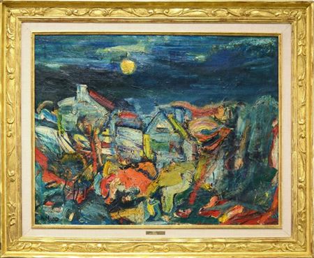 "Village Nocturne" by Antoni Miro - Auction record, sale price, and art valuation. Compare with similar artists and explore comparable artworks.