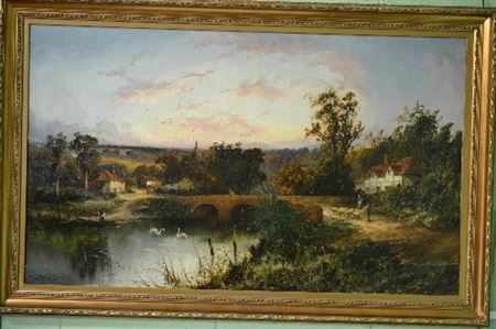 ``Evening, A Surrey Village``