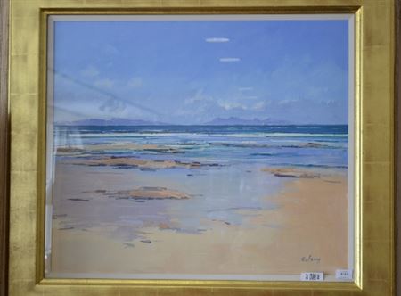 Sample artwork by Robert Kelsey (Born 1949), known for contemporary scottish colourist style - View similar artists and auction records