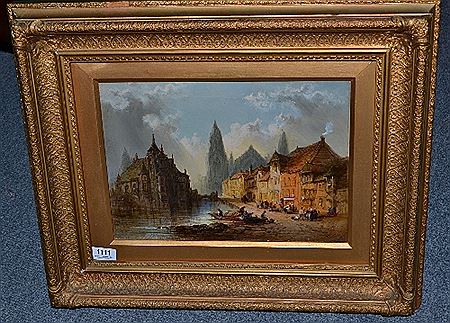 British Canal Scene, Frankfurt