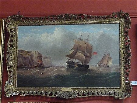 Boats in choppy seas