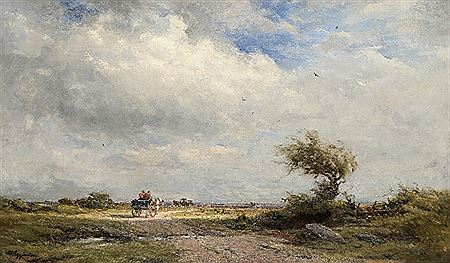 Sample artwork by Wycliffe Egginton (1875 - 1951), known for landscape and flower painting - View similar artists and auction records