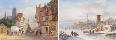 Stadsvyer (pair)