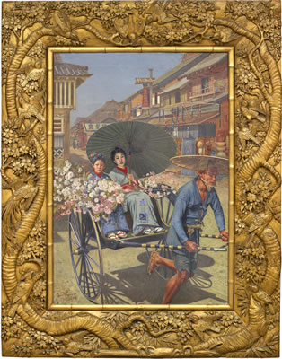 "Utflykt i Tokyo" by Theodore Wores - Auction record, sale price, and art valuation. Compare with similar artists and explore comparable artworks.