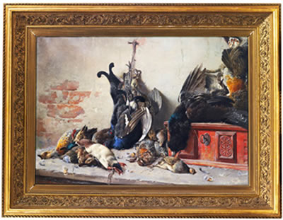 Sample artwork by Axel Borg (1847 - 1916), known for landscape with wildlife - View similar artists and auction records