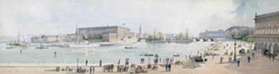 "Stockholm från Grand Hotel"