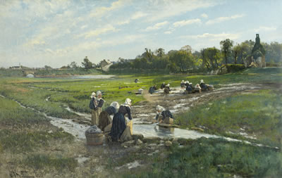 Sample artwork by Johan Ericson (1849 - 1925), known for land-and townscape, coastal paintings - View similar artists and auction records