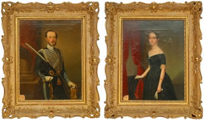 Porträtt föreställande grevparet Claes M. Lewenhaupt och Sofia Lewenhaupt f. Bergenstråhle. (a pair) by Nils Jakob Olsson Blommer - Auction record, sale price, and art valuation. Compare with similar artists and explore comparable artworks.