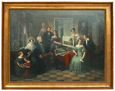 Brukspatron Gustaf Howing på Floda med sin familj. by Gustaf Brusewitz - Auction record, sale price, and art valuation. Compare with similar artists and explore comparable artworks.