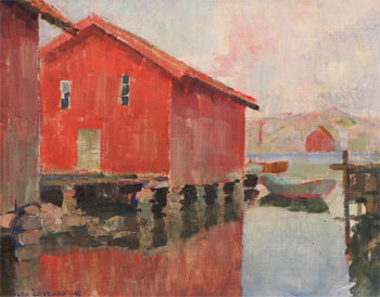 Sample artwork by John Osterlund (1875 - 1953), known for painting - View similar artists and auction records