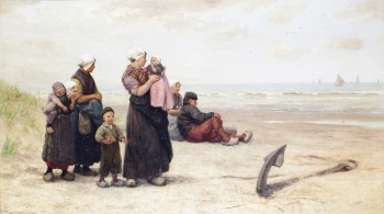 Fiskarhustruns väntan by Edith Hume - Auction record, sale price, and art valuation. Compare with similar artists and explore comparable artworks.
