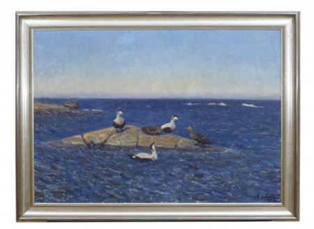 Sample artwork by Nils Tiren (1885 - 1935), known for painting - View similar artists and auction records