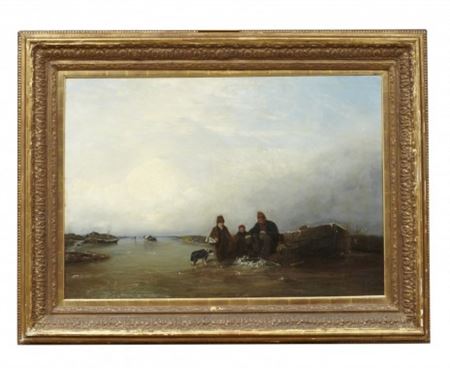 Allmoge med hund by Per Gabriel Wickenberg - Auction record, sale price, and art valuation. Compare with similar artists and explore comparable artworks.